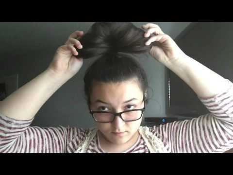 How To Do A Quick & Easy Fan Bun!!