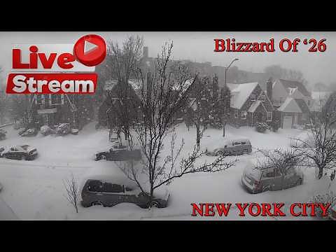 🔴LIVE BLIZZARD OF 2026 - New York City (Queens) Part 1