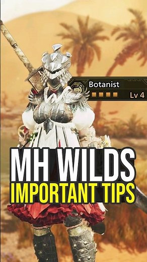 Important Monster Hunter Wilds Tips And Tricks... (MH Wilds Tips And Tricks)