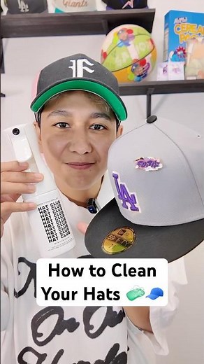 How to Clean Your Hats & Snapbacks PT 2: Water & Stain Repellent 🧼#hat #cleaning #hatclub #shorts