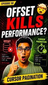 OFFSET Pagination Is Killing Your API? Use Cursor Pagination Instead