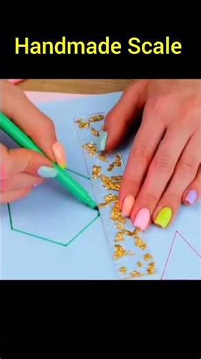 Handmade Scale ✂️ | Easy DIY at Home 😍 #shorts