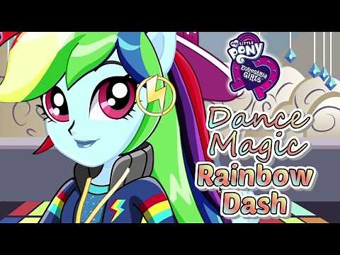 My Little Pony Equestria Girls Dance Magic Rainbow Dash Dress Up Game 2017