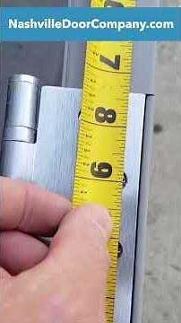 How to install a commercial steel slab door into a wood jamb