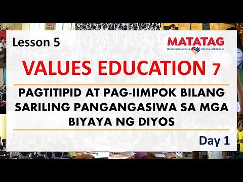 Values Education 7| MATATAG| Lesson 5| Day 1