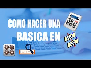 ✨COMO HACER UNA CALCULADORA BASICA EN #PSEINT (OPERACIONES BASICAS) - 👀EJERCICIOS #PSEINT👀