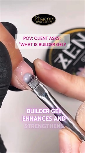 WHAT IS BUILDER GEL? Builder gel is a versatile nail enhancement designed to add strength, structure, and length to your natural nails. Unlike regular gel polish, builder gel has a thicker consistency, making it more durable and long-lasting. ✨ Why clients love builder gel: • Reinforces weak or brittle natural nails • Creates a smooth, structured apex • Can be used for natural overlays or nail extensions with forms or tips • Lightweight feel with a flawless finish • Long-lasting, chip-resistant 