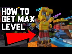How to get MAX LEVEL in Hive Skywars and Hive Skywars Kits! (Minecraft Bedrock)