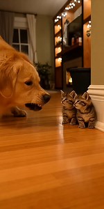 Mama Cat vs Big Dog 😱🐱💥 Protecting Her Kittens Like a Hero! #reelsvideo #cat #dog | FurReal Cinematics