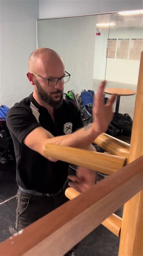 La connessione è fondamentale #mookyanjong #woodendummy #wingchun #vingtsun #ipchingwingchun