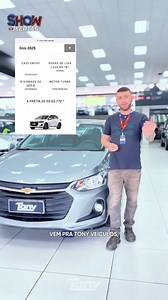 Chegou a hora de dirigir o carro dos seus sonhos!  Por apenas R$65.900!  Economize e leve o Onix 2024 com conforto, tecnologia e estilo incomparáveis.  Garanta o seu agora mesmo! | Tony Veículos | Facebook