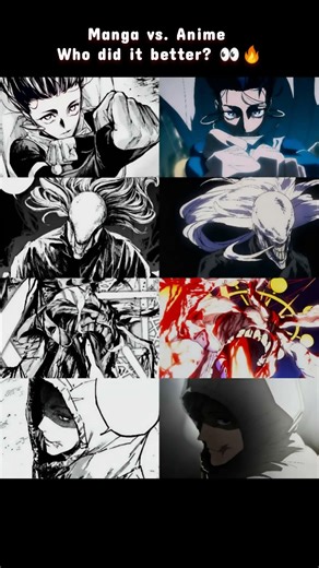 Manga vs Anime: Who REALLY Did It Better? 👀🔥 #jujutsukaisen #anime #shorts