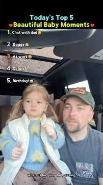 Top 5 Most Beautiful Baby Moments of the Day!😊