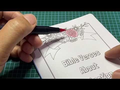 How To Print | Free Printable Bible Verse Coloring Book