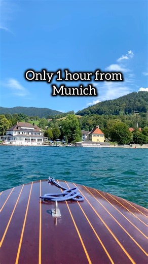 Tegernsee is only 1 hour away from Munich