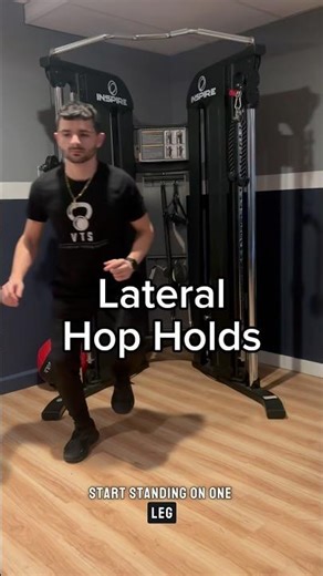 Lateral Hop Holds - Exercise Demonstration