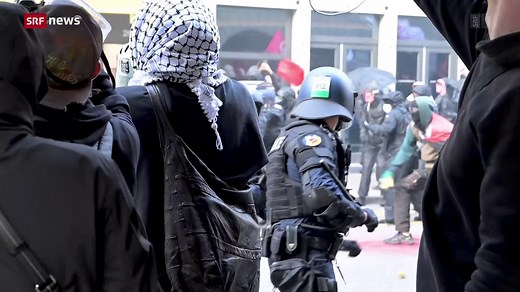 Bern: Ausschreitungen bei Pro-Palästina-Demo