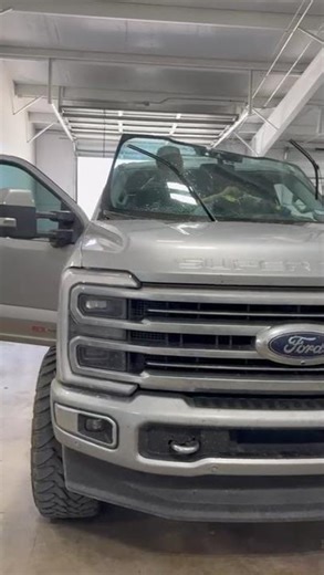 Ford F250 Super Duty Pickup Windshield Replacement and Windshield Calibration