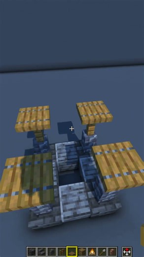 Quick & Easy Minecraft Decoration Idea | Survival Build Tips #shorts