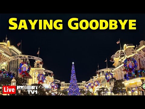 🔴Live: Saying Goodbye to Christmas at the Magic Kingdom - Walt Disney World - 1-10-26