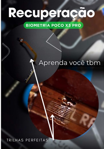 Biometria do POCO X3 Pro recuperada com precisão! 🔄💡 Trilha retinha e funcional com fio de jumper! #ReparoDeCelular #TécnicoDeCelular #PocoX3Pro #ReparoAvançado #Biometria #Jumpers #TrilhaPerfeita #ReparoPlaca #XiaomiFix #TécnicosDeCelular #ReparoXiaomi #ReparoProfissional #PlacasEletrônicas #ManutençãoCelular #MacetesDoReparo #fouryoupage #videoviral #TikTokTech #flypシ #PlacaDeCelular