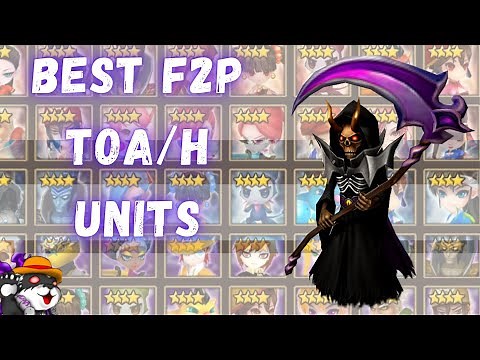 TOA And TOA Hard Team With F2P Units | Summoners War