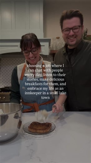 We didn’t choose this life because we knew it’d be easy. We chose it because it felt like home in a career. Mornings in the kitchen. Conversations over coffee. Learning people’s stories over French Toast. If you’ve ever wondered what it would be like to run a bed & breakfast - not just the aesthetic, but the real life behind it - we wrote a free ebook to help you understand what it actually takes to get there. Not to sell you a fantasy. To help you decide if this dream fits YOUR life. 🫶 Comment