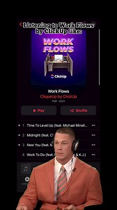 We made THE playlist for your workday. Stream #WorkFlows, the album, on Apple Music! https://apple.co/3KIP7AN | ClickUp | Facebook