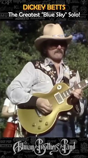 Dickey Betts: The GREATEST Blue Sky Solo! #allmanbrothers #guitarist #classicrock #music