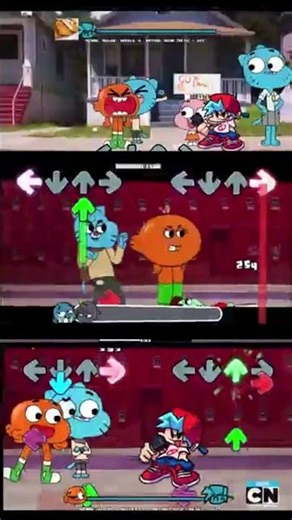 Aaaaa - Darwin Scream - Vs Darwin & Gumball Mod | FNF Mod #fnf #fridaynightfunkin #shorts