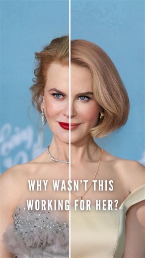 Style Synergy Studio | Styling & Colour Analysis on Instagram: "Most people can sense when something isn’t working long before they can explain why ✨ This is Nicole Kidman — and the original look wasn’t wrong. It just wasn’t aligned. Nicole is a Light Spring 🌷 When the styling stops competing, her features don’t need to push. The effort drops. The presence leads. Everything feels quieter — and somehow stronger 🤍 If you’ve ever felt almost right, this is usually why. Save this if it resonated �