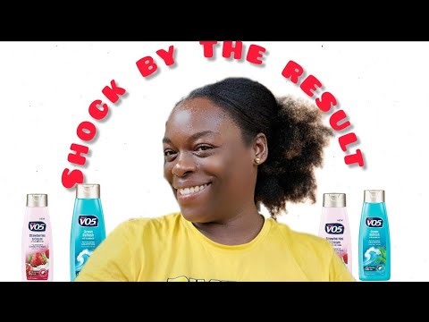 I tried the VO5 shampoo and conditioner in my thick natural hair and was shocked 😲 by the result 😅 