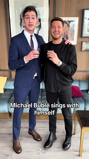 Michael Bublé Sings a Jazz Tune with Impressionist Michael Bublé