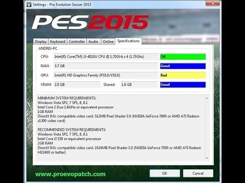 how to use pes 2016 high graphics settings on low graphics computer