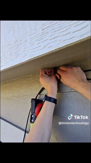 Start to finish 10 POE 8K Surveillance cameras around this clients home. This is a video demonstration of wiring and installing a POE camera system. #POEcamera #security #surveillance