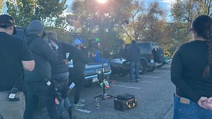 33K views · 550 reactions | Here's Hollywood actor Rob Lowe filming a scene for the My New Friend Jim movie, which has been at the top of the UNR parking lot for a few days now. According to news releases, the Reno-based movie is a drama about a casino executive and a military veteran who form an unlikely alliance while searching for the executive's daughter. She goes missing after her dad accidentally kills her drug-dealing boyfriend. | Our Town Reno | Facebook