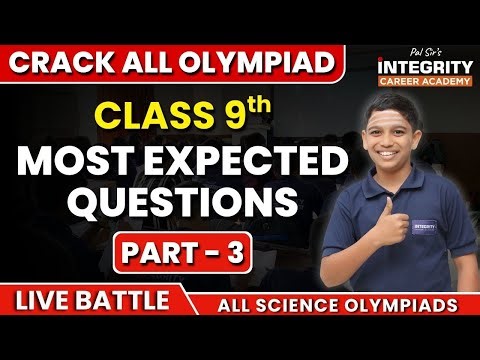 Class 9 All Science Olympiad Most expected Questions I Part - 3 #nso #nstse #ios #stem #science