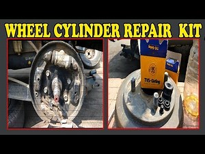 WHEEL CYLINDER !! HOW TO REPLACE A WHEEL CYLINDER REPAIR KIT / BUCKET / Y-SEAL