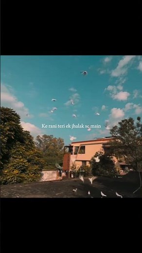 Rani teri ek jhalak se me pagal #lyricsreels #songlyrics #lyricsvideo #lyricalstatus #musicshorts