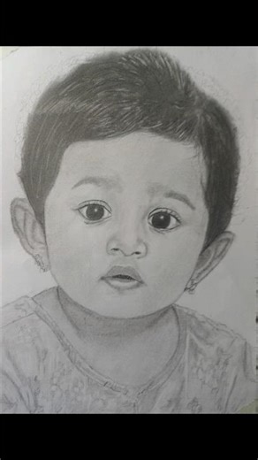Cute Baby Portrait Drawing ❤️ | Graphite Pencil Sketch