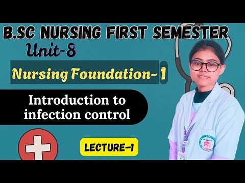 Nursing Foundations-1|Unit-8|Introduction to Infection control Lecture-1