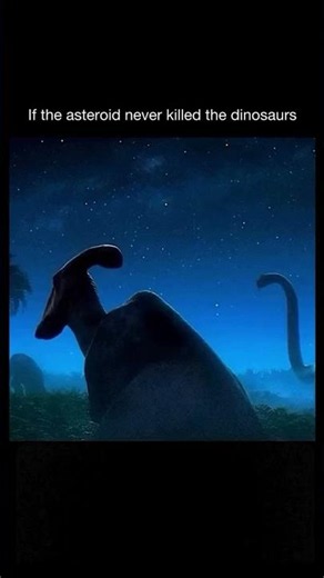 What if the asteroid MISSED the dinosaurs? 🦖☄️ #shorts