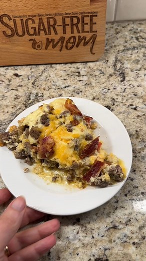 38K views · 290 reactions | This low carb keto cheeseburger pie is a delicious, easy recipe that will please the whole family! Made all in one large skillet for easy clean up! | SugarFreeMom.com | Facebook