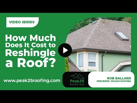 How Much Does It Cost to Reshingle a Roof?