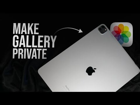 How to Make Gallery Private iPad (tutorial)