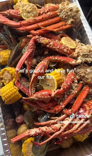 Delicious Seafood Boil at Kauai Food Trucks