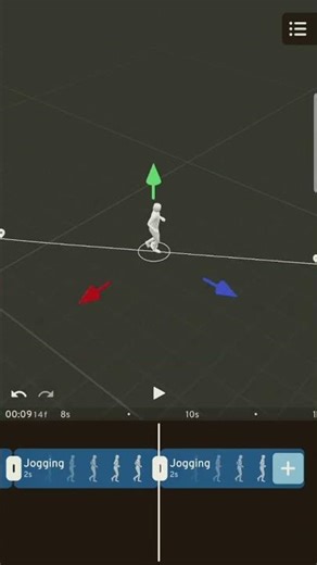 Using walking and Running animation in prisma3d. #prisma3d #prisma3danimation #animation