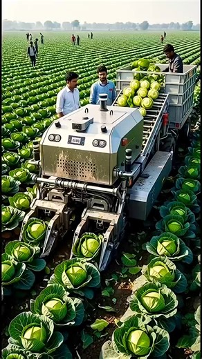 Smart Farming: Cabbage Harvesting Machine in India