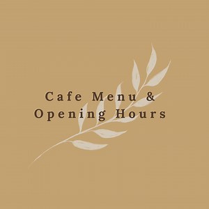 Cafe Menu List with FREE Opening Hours