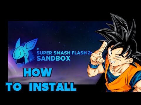 SSF2 Mods Tutorial - How to Install SF Goku on Sandbox